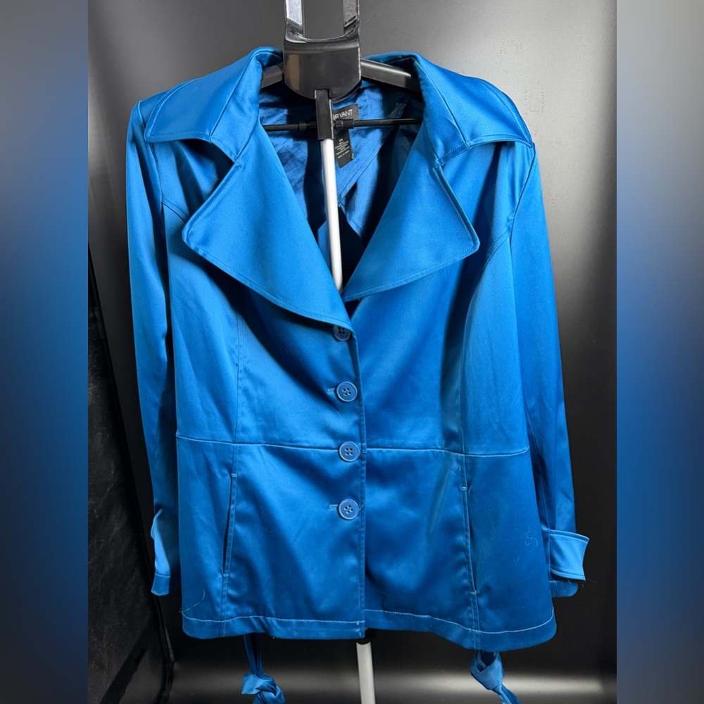 NEW/LANE BRYANT Gorgeous Blue JACKET| Heavy Outer COAT| WOMEN'S Size  24